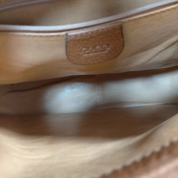 Gucci Hand Bag Sherry Line Brown Leather 778-080525 - Picture 12 of 14